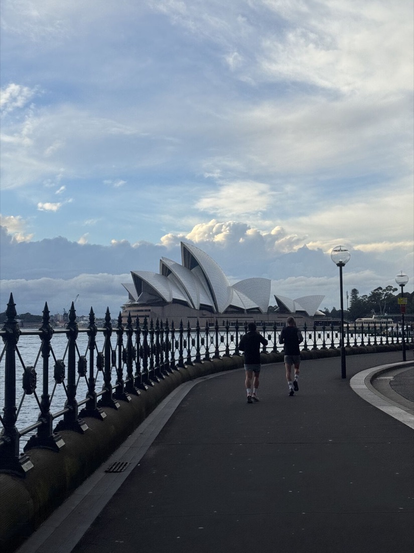 MAP run club by the Sydney Opera House